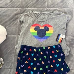 Disney Rainbow Collection women’s size Medium P.J.‘s new with tags.